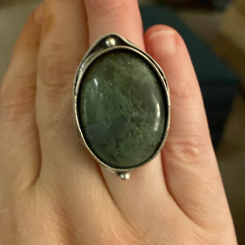 Adjustable Stone Ring